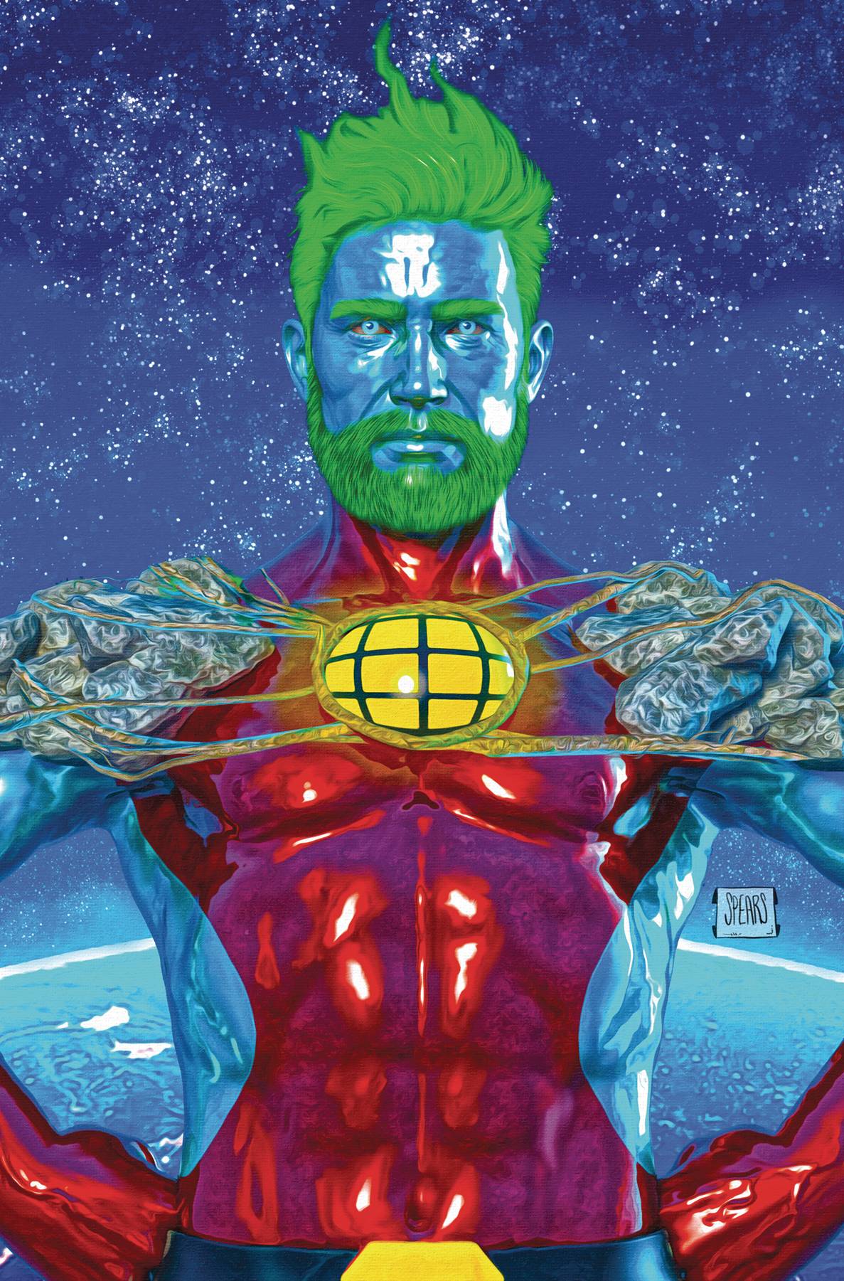 Dynamite Comic Books > Incentives CAPTAIN PLANET #1 CVR M 1:15 INCV SPEARS FOIL VIRGIN 72513035474701131 FEB250109