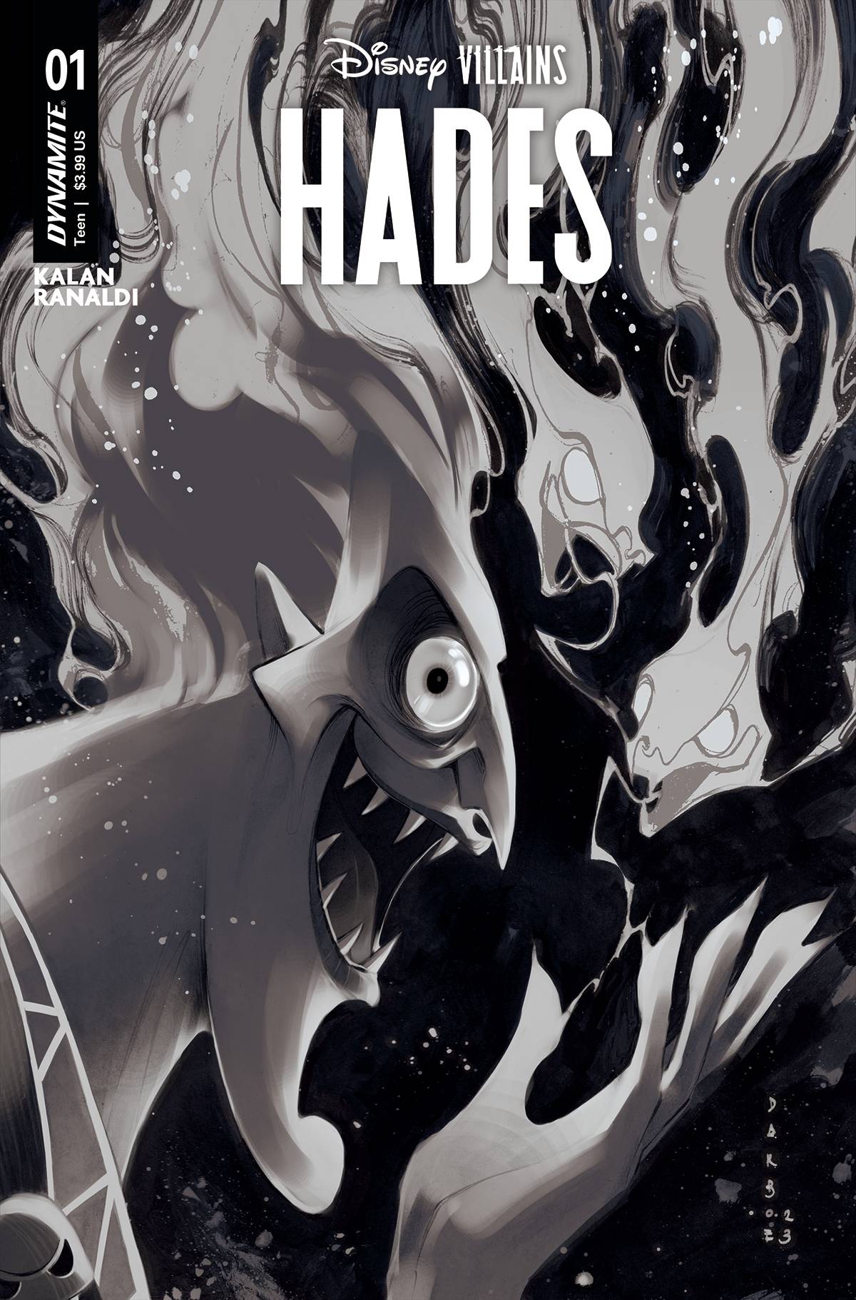 DYNAMITE Comic Books > Incentives DISNEY VILLAINS HADES #1 CVR H 1:15 INCV VAR DARBOE LINE ART 72513033283701081 JUN230646