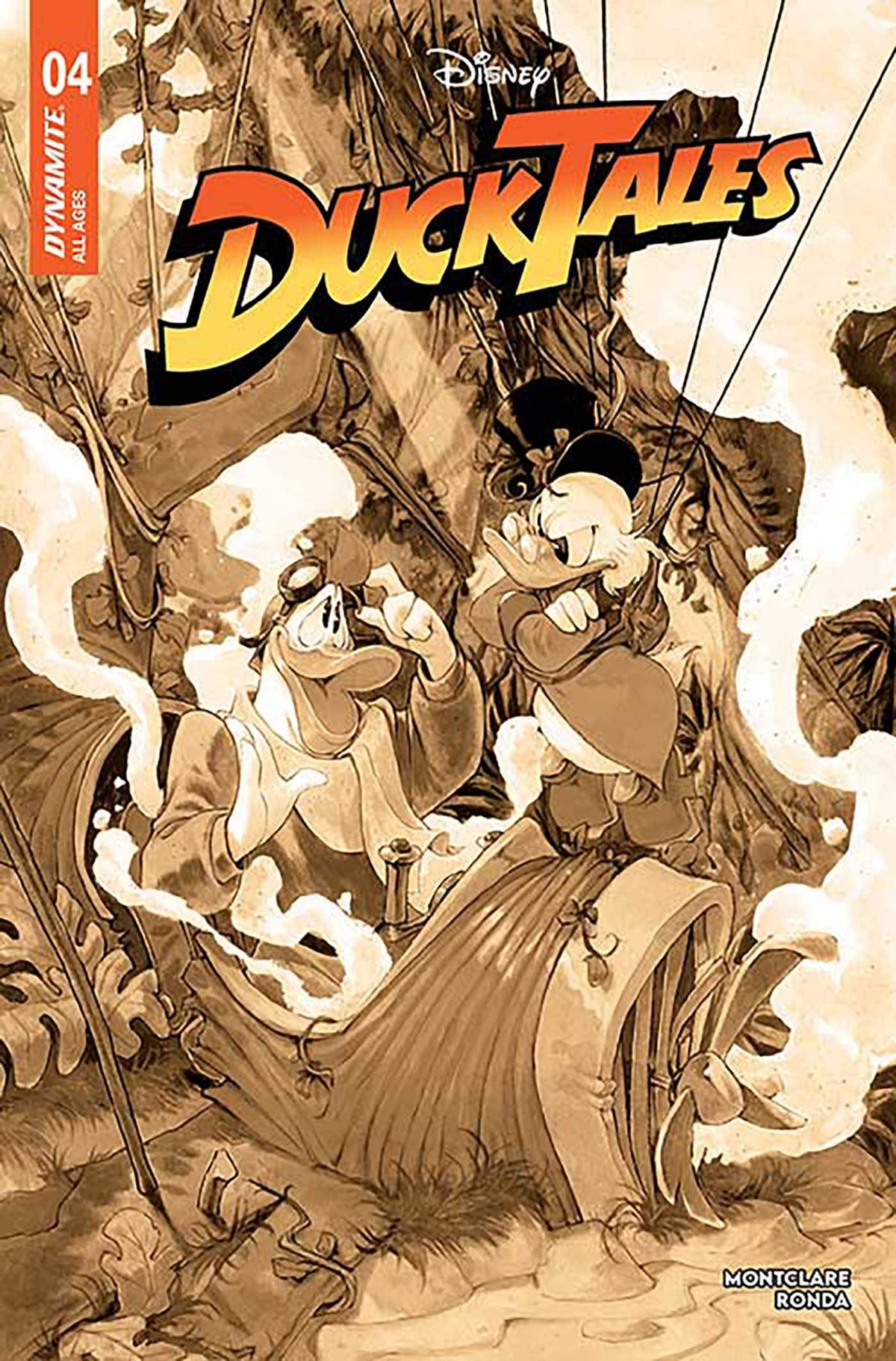 Dynamite Comic Books > Incentives DUCKTALES #4 CVR H 1:15 INCV BIGARELLA SEPIA 72513034660504081 DEC240230