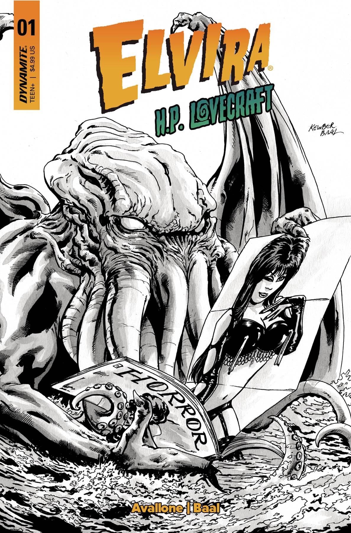Dynamite Comic Books > Incentives ELVIRA MEETS HP LOVECRAFT #1 CVR L 1:7 INCV FOC INCV BAAL LINE 72513034118101121 DEC237797
