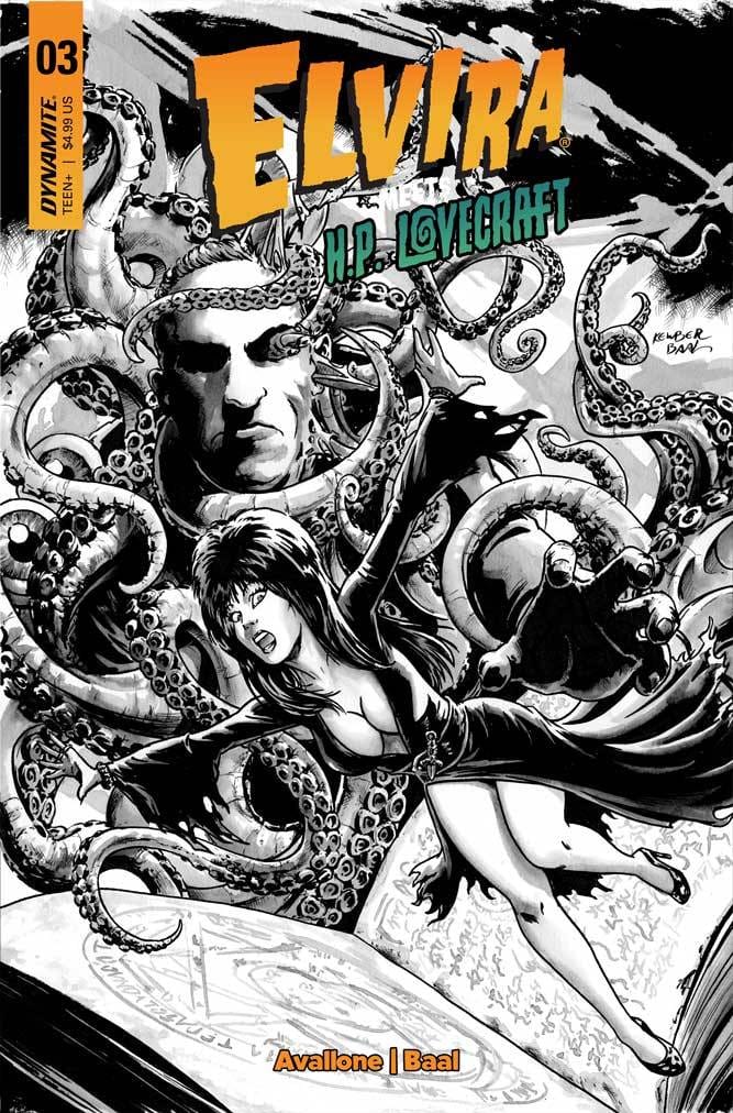 Dynamite Comic Books > Incentives ELVIRA MEETS HP LOVECRAFT #3 CVR I 1:7 FOC INCV BAAL LINE 72513034118103091 FEB247676