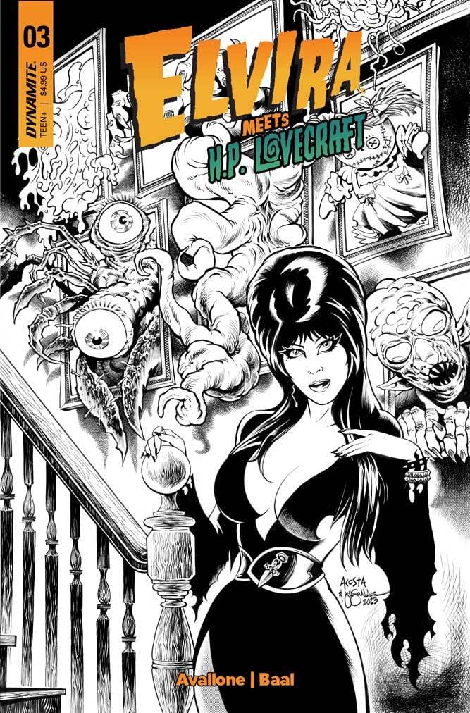Dynamite Comic Books > Incentives ELVIRA MEETS HP LOVECRAFT #3 CVR J 1:10 FOC INCV ACOSTA L 72513034118103101 FEB247677