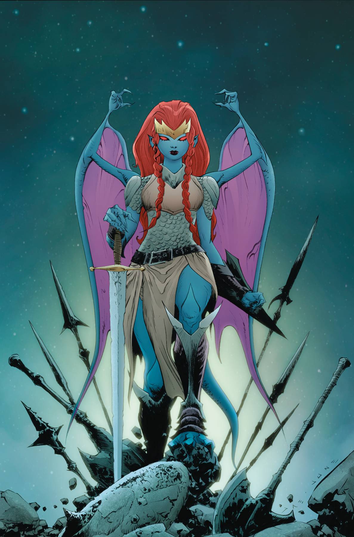 Dynamite Comic Books > Incentives GARGOYLES DEMONA #1 CVR N 1:15 INCV LEE & CHUNG FOIL VIRG 72513035567601141 MAR250023