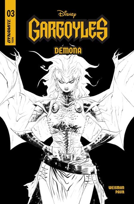 Dynamite Comic Books > Incentives GARGOYLES DEMONA #3 CVR G 1:10 INCV 72513035567603071