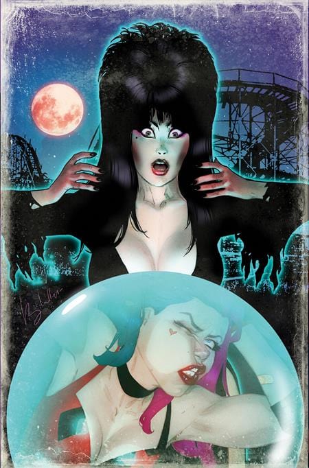 Dynamite Comic Books > Incentives HARLEY QUINN X ELVIRA #1 CVR N INC 1:10 BEN CALDWELL VIRGIN VAR 72513035710601141 0825DE0648