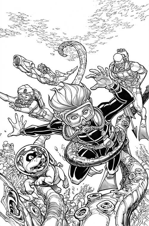 Dynamite Comic Books > Incentives JONNY QUEST #3 CVR I 1:15 INCV HARDIN LINE ART 72513034659903091 AUG240190