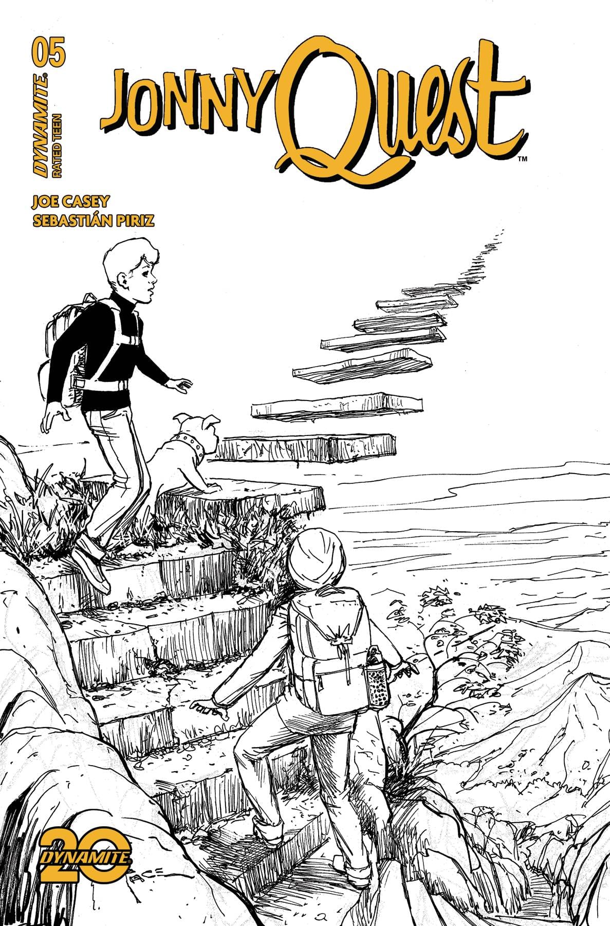 Dynamite Comic Books > Incentives JONNY QUEST #5 CVR F 1:10 INCV PACE LINE ART 72513034659905061 OCT240252