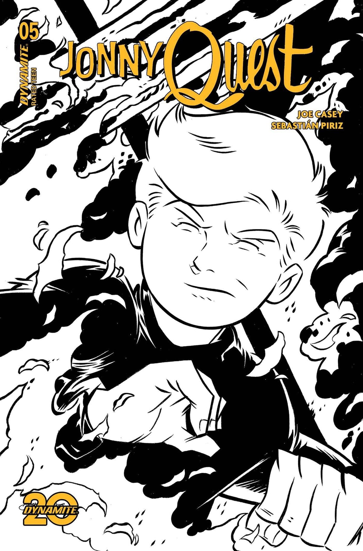 Dynamite Comic Books > Incentives JONNY QUEST #5 CVR G 1:10 INCV RANEY LINE ART 72513034659905071 OCT240253