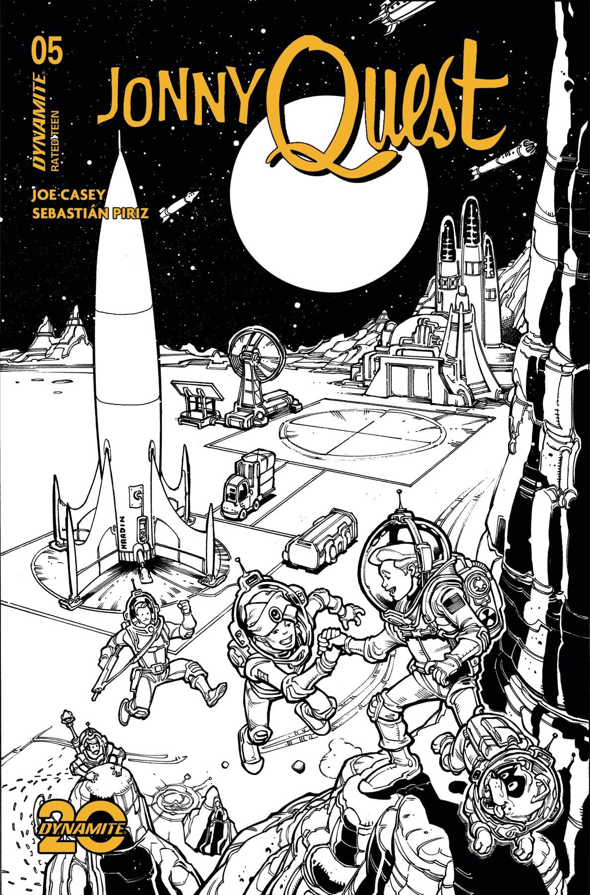 Dynamite Comic Books > Incentives JONNY QUEST #5 CVR I 1:15 INCV HARDIN LINE ART 72513034659905091 OCT240255