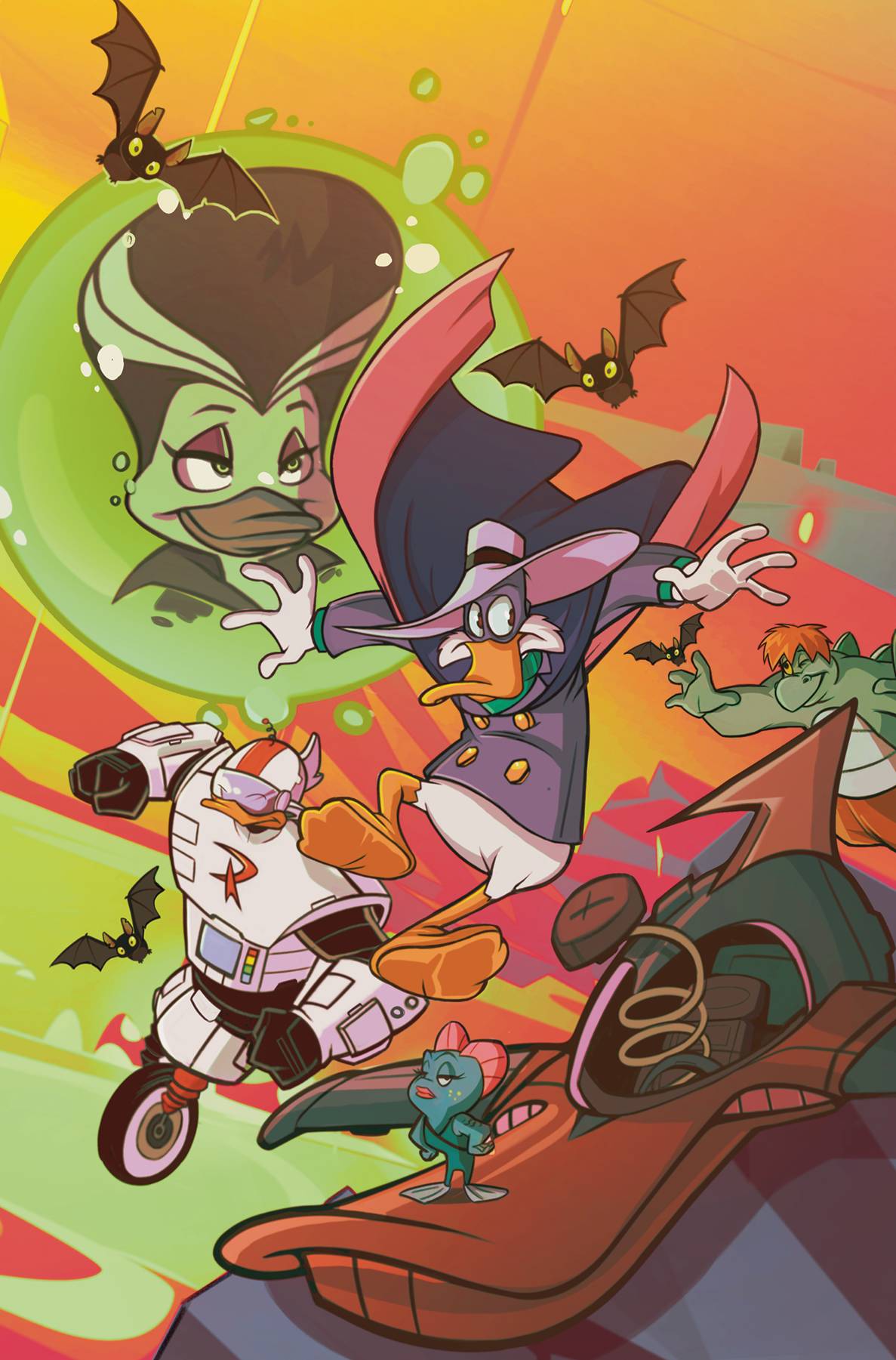 DYNAMITE Comic Books > Incentives JUSTICE DUCKS #3 CVR G 1:15 INCV TOMASELLI VIRGIN VAR 72513033808203071 DEC230331