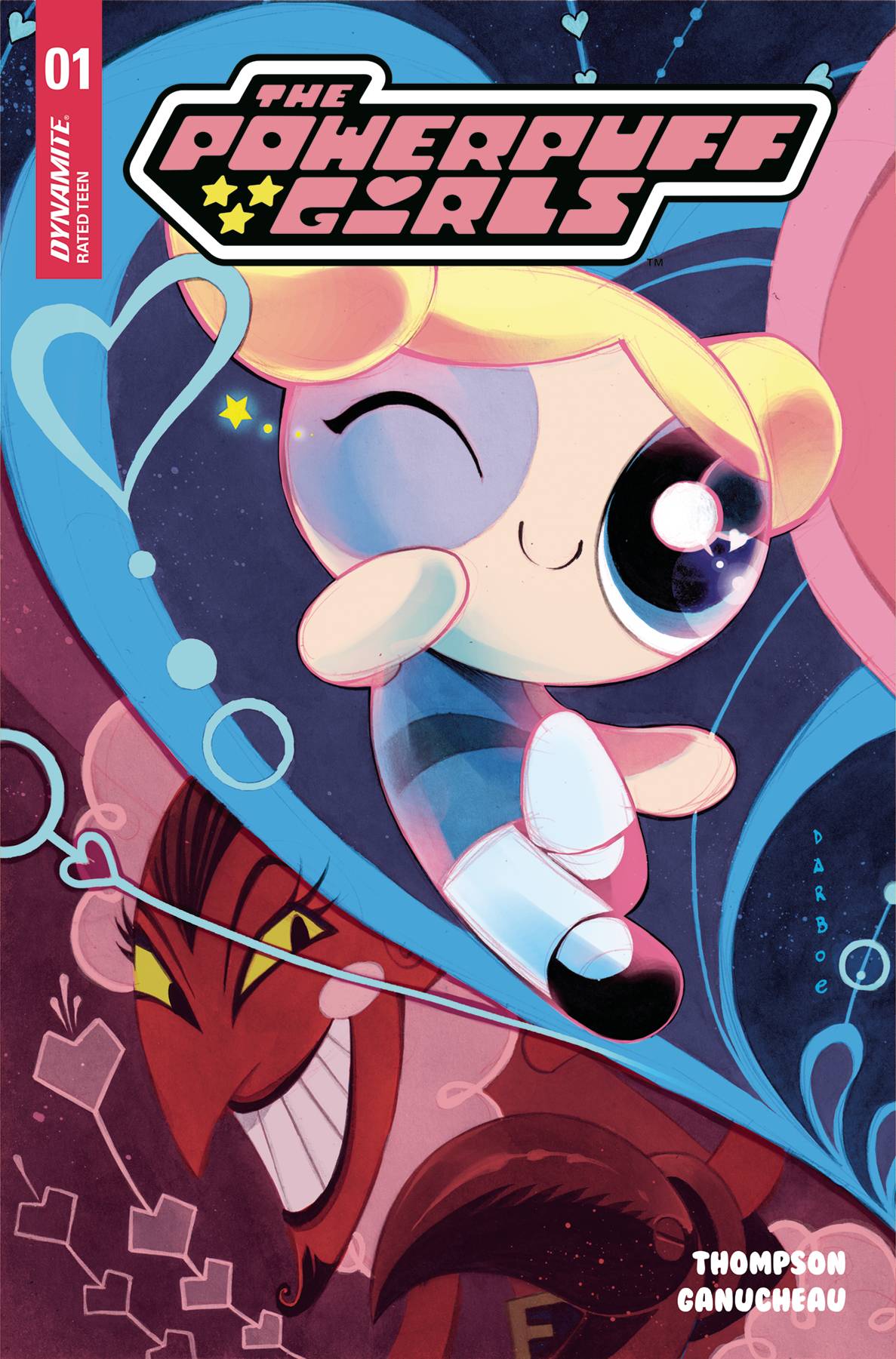 Dynamite Comic Books > Incentives POWERPUFF GIRLS #1 CVR J 1:10 INCV DARBOE FOIL 72513034661201101 MAY240174
