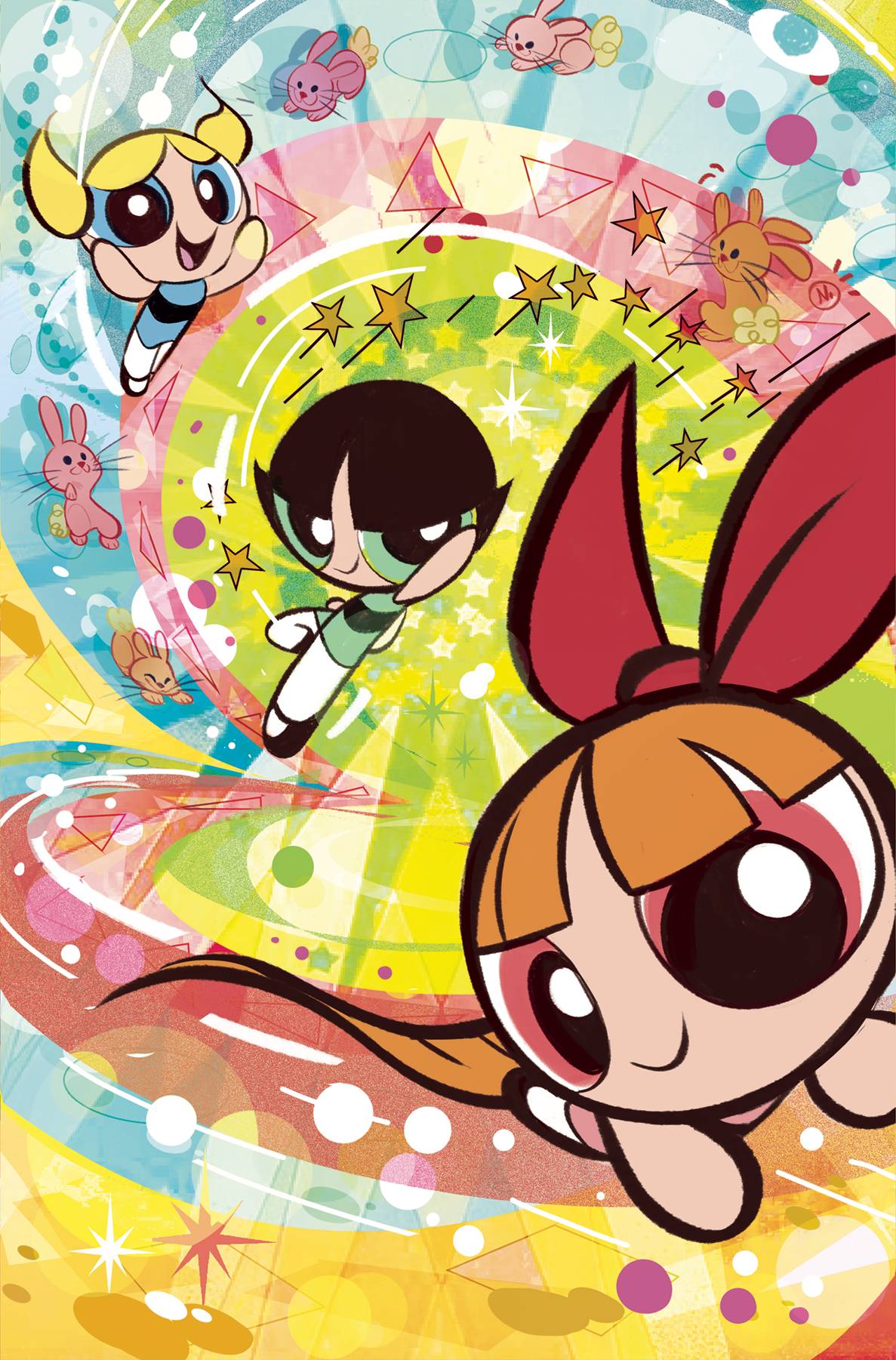Dynamite Comic Books > Incentives POWERPUFF GIRLS #1 CVR O 1:10 INCV BALDARI FOIL VIRGIN 72513034661201151 MAY240179