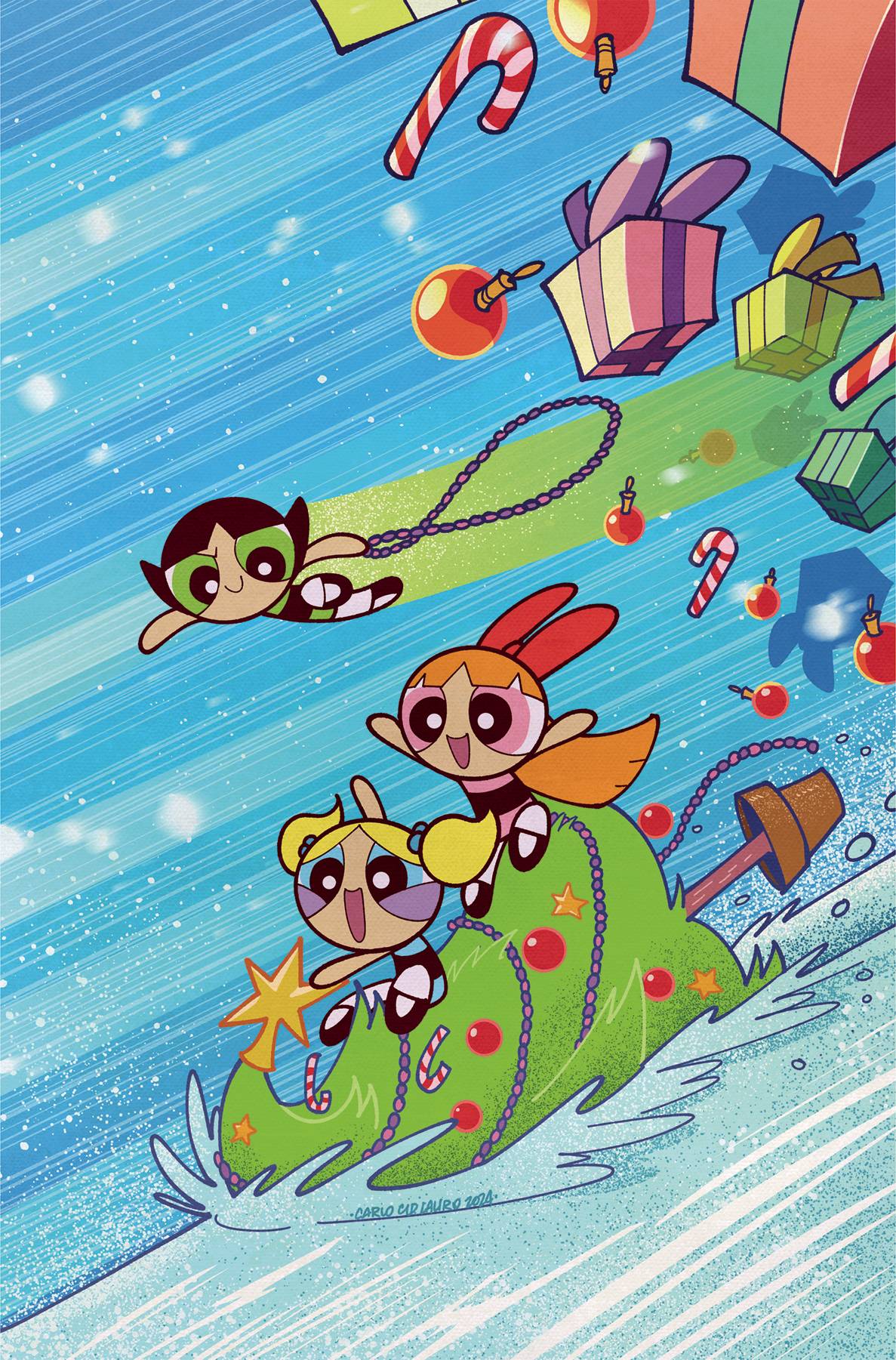 Dynamite Comic Books > Incentives POWERPUFF GIRLS WINTER SNOWDOWN SHOWDOWN #1 CVR F 1:20 INCV 72513035085501061 OCT240195