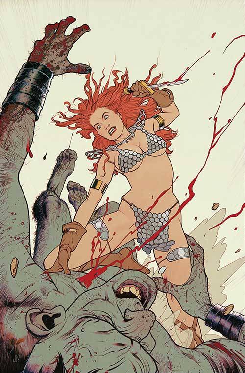 DYNAMITE Comic Books > Incentives RED SONJA EMPIRE DAMNED #2 CVR J 1:15 INCV MIDDLETON FOIL 72513034381902101 MAR240157