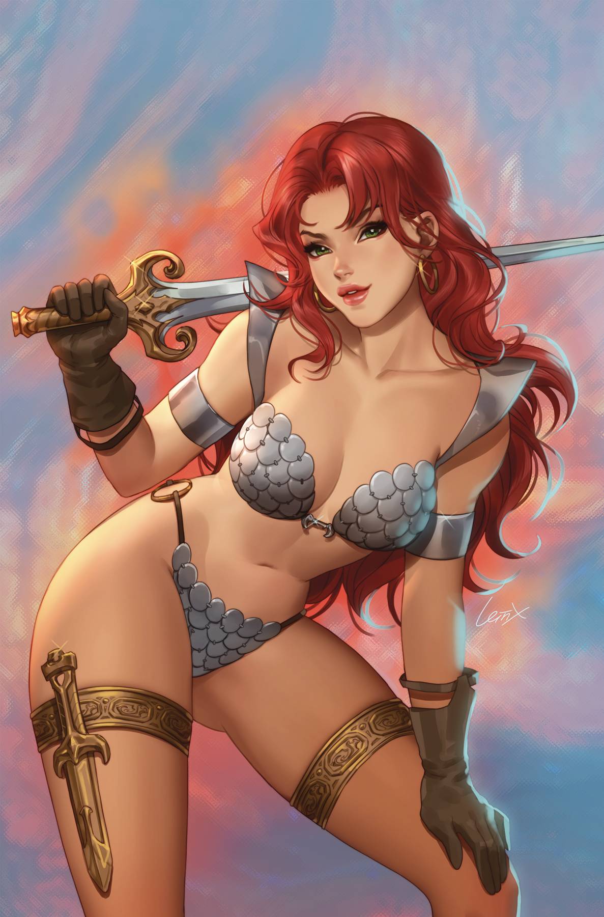 Dynamite Comic Books > Incentives RED SONJA NOIR #1 CVR I 1:20 INCV LI VIRIGIN 72513035646801091 APR250052