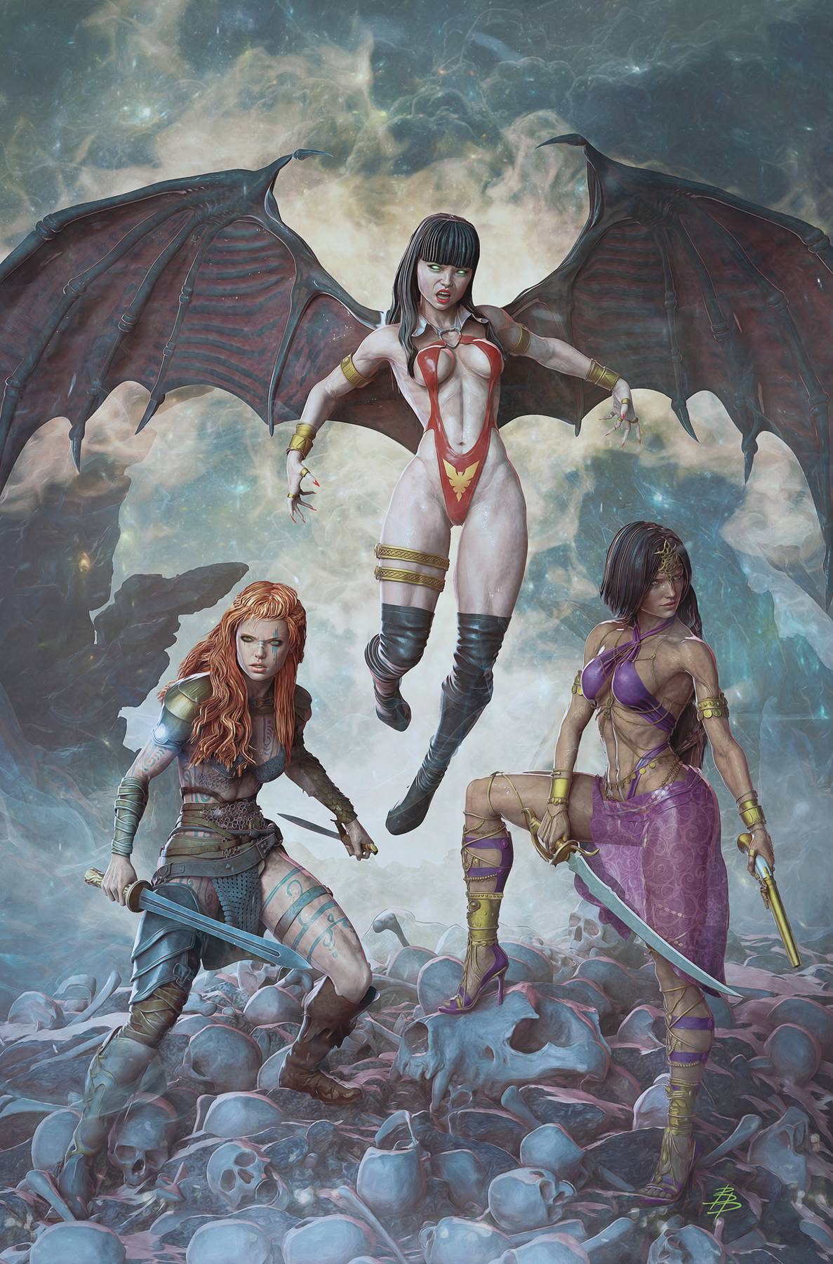 Dynamite Comic Books > Incentives SAVAGE TALES WINTER 2025 SP #1 CVR H 1:20 INCV BARENDS VI 72513035276701081 DEC240258
