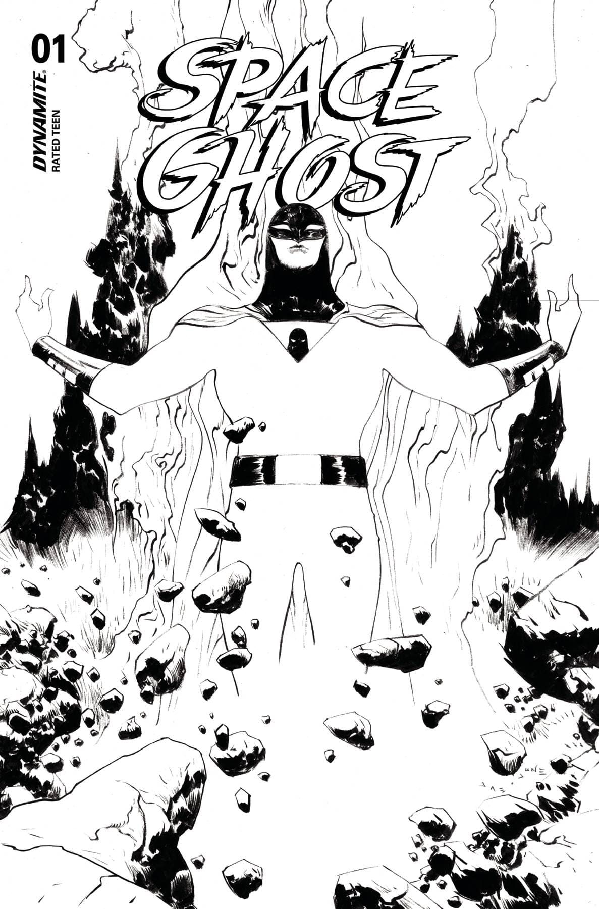 DYNAMITE Comic Books > Incentives SPACE GHOST #1 CVR O 1:25 INCV LEE LINE ART 72513034479301151 MAR240142