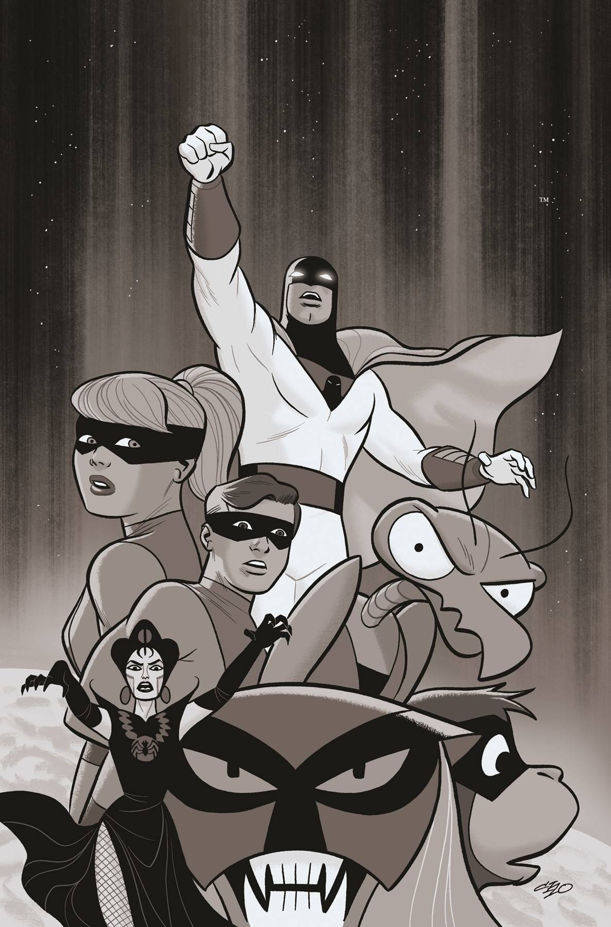 Dynamite Comic Books > Incentives SPACE GHOST #4 CVR K 1:30 INCV CHO B&W VIRGIN 72513034479304111 JUN240279