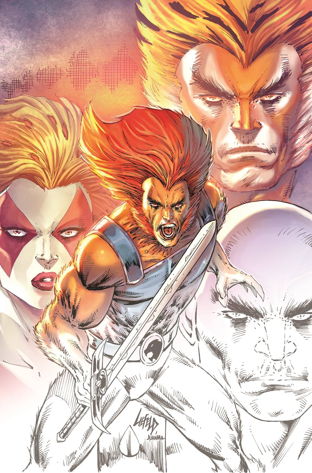 DYNAMITE Comic Books > Incentives THUNDERCATS #1 2ND PTG CVR B 1:10 INCV LIEFELD VIRGIN VAR 72513034116701022 JAN247380