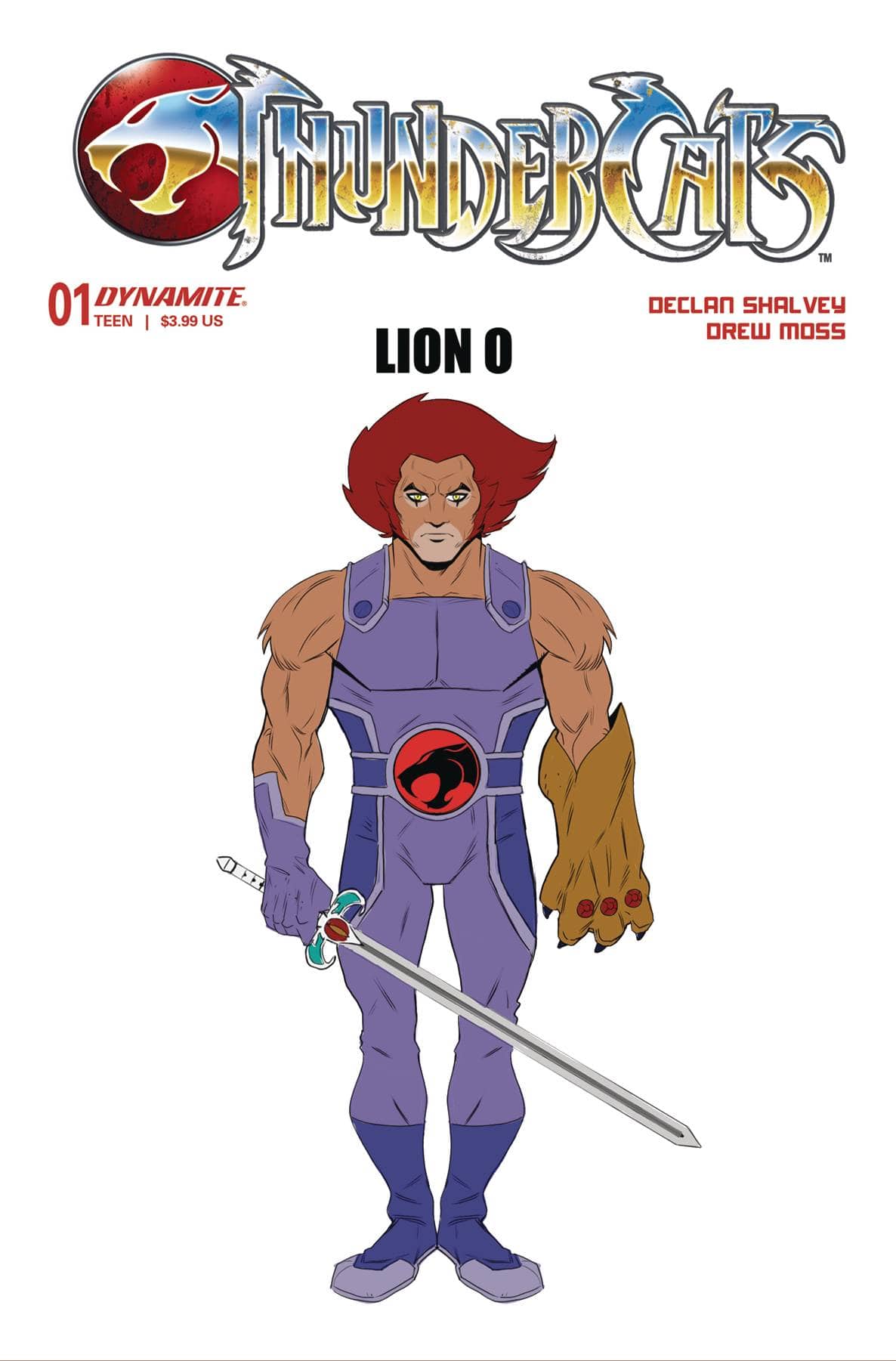 DYNAMITE Comic Books > Incentives THUNDERCATS #1 CVR P 1:10 INCV MOSS LION O DESIGN ORIGINA VAR 72513034116701161 DEC230219