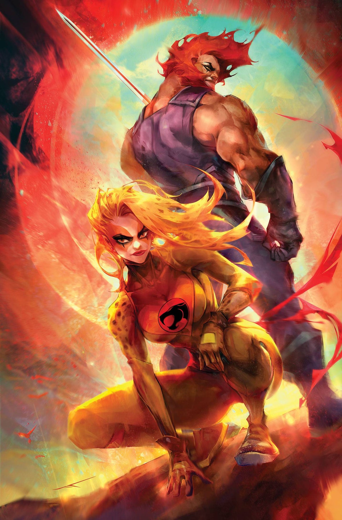 DYNAMITE Comic Books > Incentives THUNDERCATS #11 CVR ZD 1:15 FOC INCV TAO VIRGIN FOIL 72513034116711301