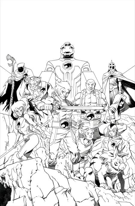 Dynamite Comic Books > Incentives THUNDERCATS #25 1:7 INCV CVR M DECLAN SHALVEY LINE ART VIRGIN VAR 72513034116725131 0126DE8547