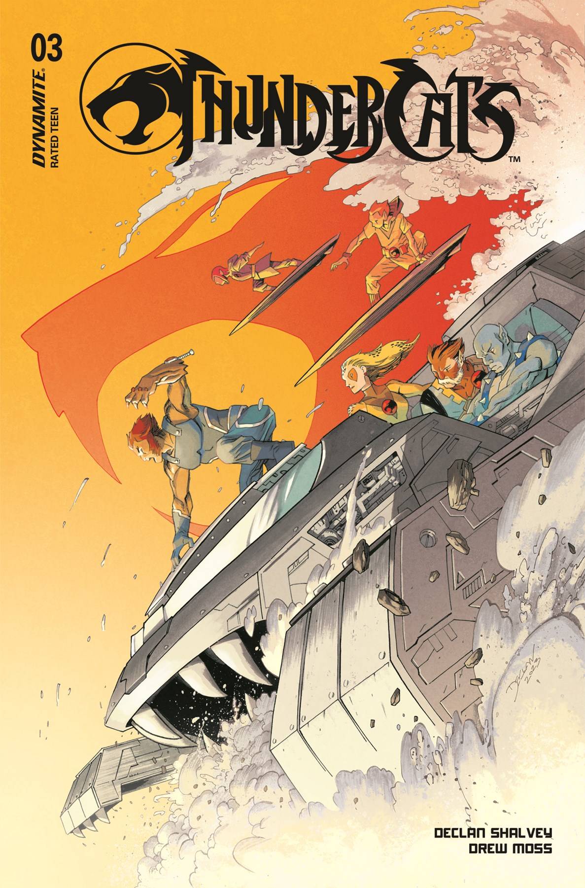 DYNAMITE Comic Books > Incentives THUNDERCATS #3 CVR R 1:25 INCV SHALVEY FOIL 72513034116703181 FEB240205
