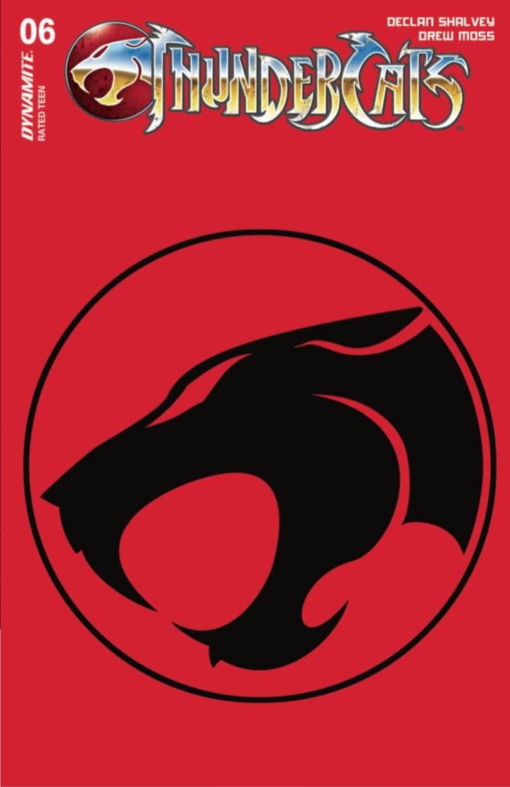 Dynamite Comic Books > Incentives THUNDERCATS #6 CVR L 1:10 INCV THUNDERCATS BLACK LOGO 72513034116706121 MAY240244