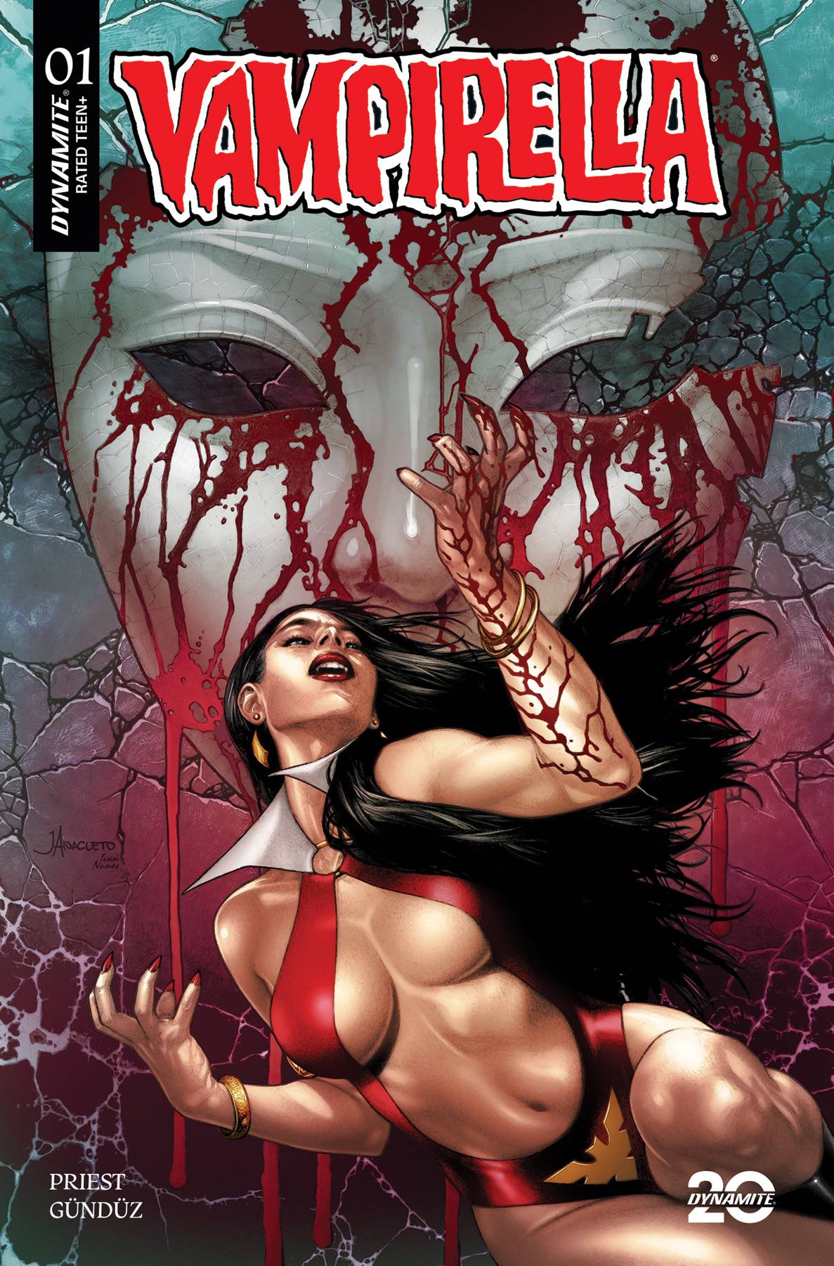 Dynamite Comic Books > Incentives VAMPIRELLA (2025) #1 CVR L 1:10 INCV ANACLETO ORIGINAL 72513035358001121 JAN250118