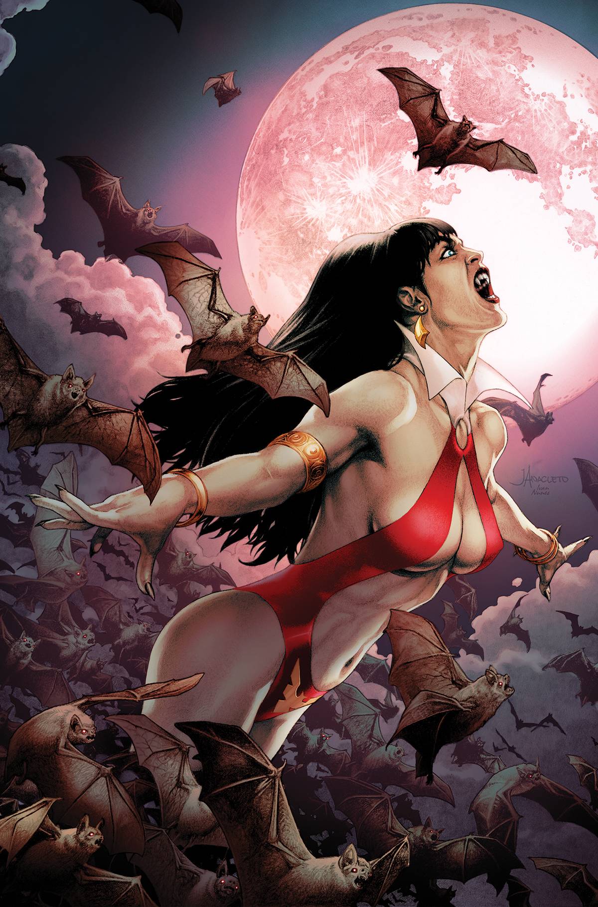Dynamite Comic Books > Incentives VAMPIRELLA (2025) #3 CVR T 1:25 INCV ANACLETO VIRGIN 72513035358003201 MAR250212