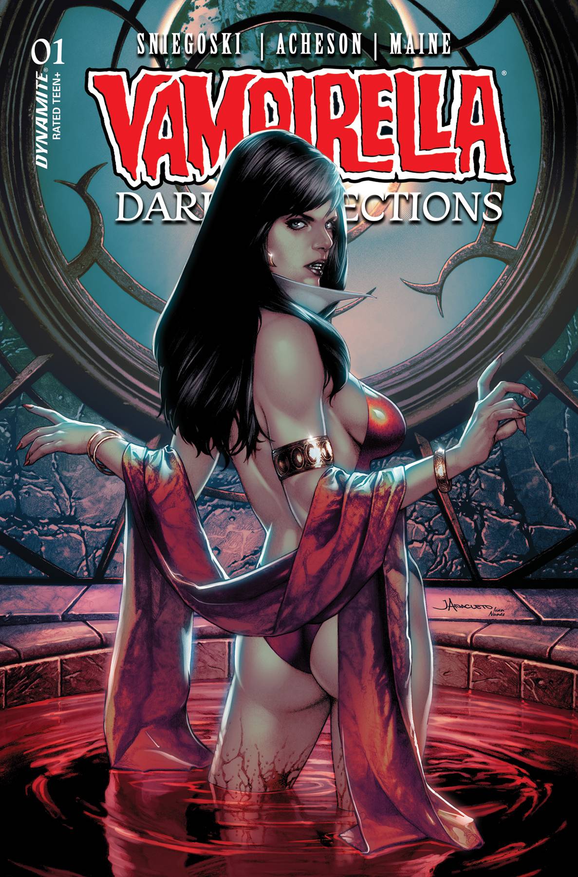 DYNAMITE Comic Books > Incentives VAMPIRELLA DARK REFLECTIONS #1 CVR O 1:15 INCV ANACLETO F 72513034587501151 APR240142