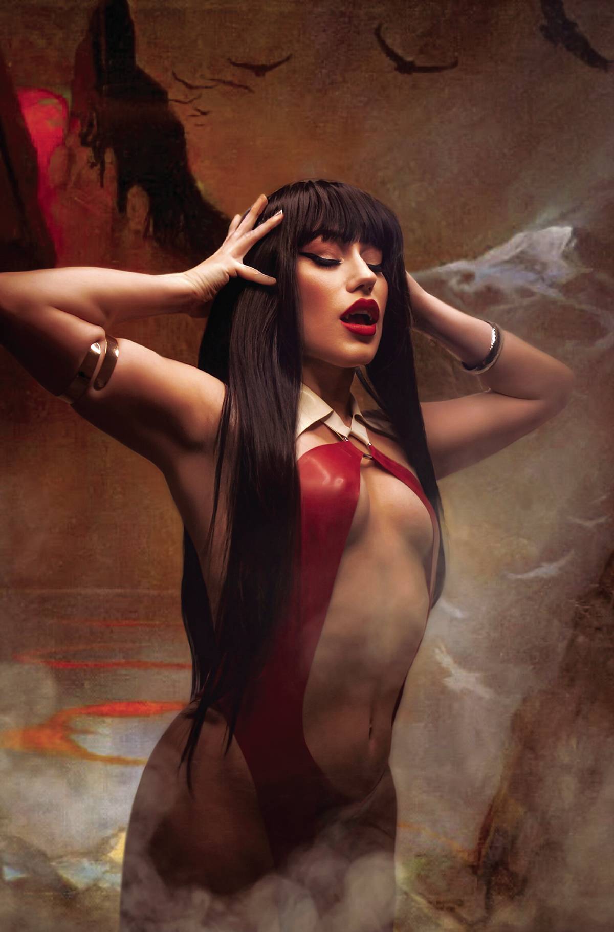 Dynamite Comic Books > Incentives VAMPIRELLA DEAD FLOWERS #2 (OF 4) CVR H 1:15 INCV COSPLAY 72513033375902081 SEP230291