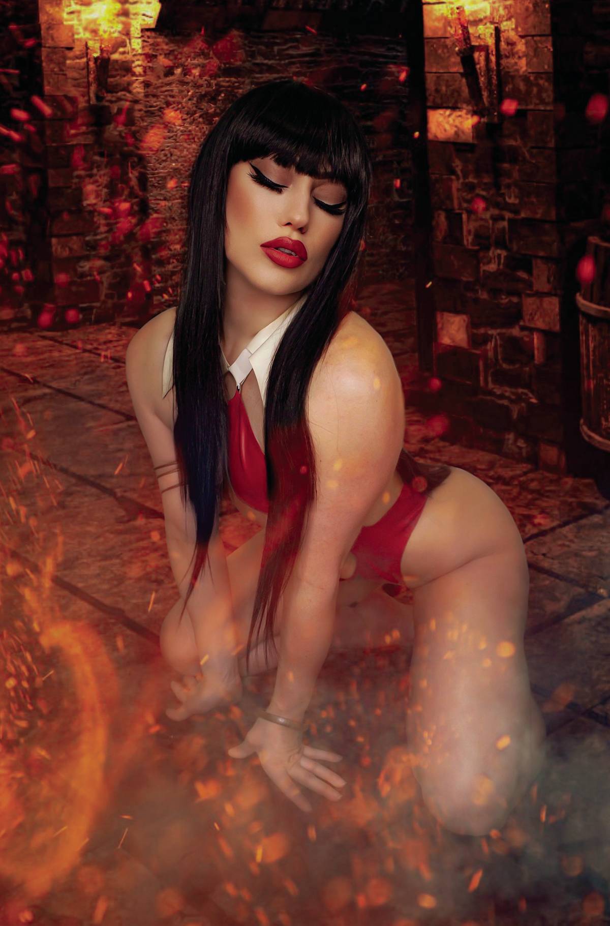 Dynamite Comic Books > Incentives VAMPIRELLA DRACULA RAGE #4 CVR H 1:15 INCV COSPLAY VIRGIN 72513033282004081 SEP230346
