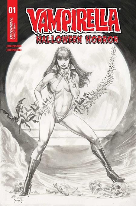 Dynamite Comic Books > Incentives VAMPIRELLA HALLOWEEN HORROR #1 CVR R INC 1:7 BUZZ LINE ART FOIL FOC BONUS VAR 72513035912401181 0725DE1737