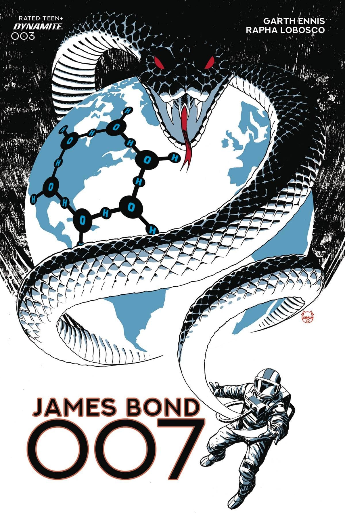 DYNAMITE Comic Books JAMES BOND 007 (2024) #3 CVR A JOHNSON 72513033924903011 JAN240196
