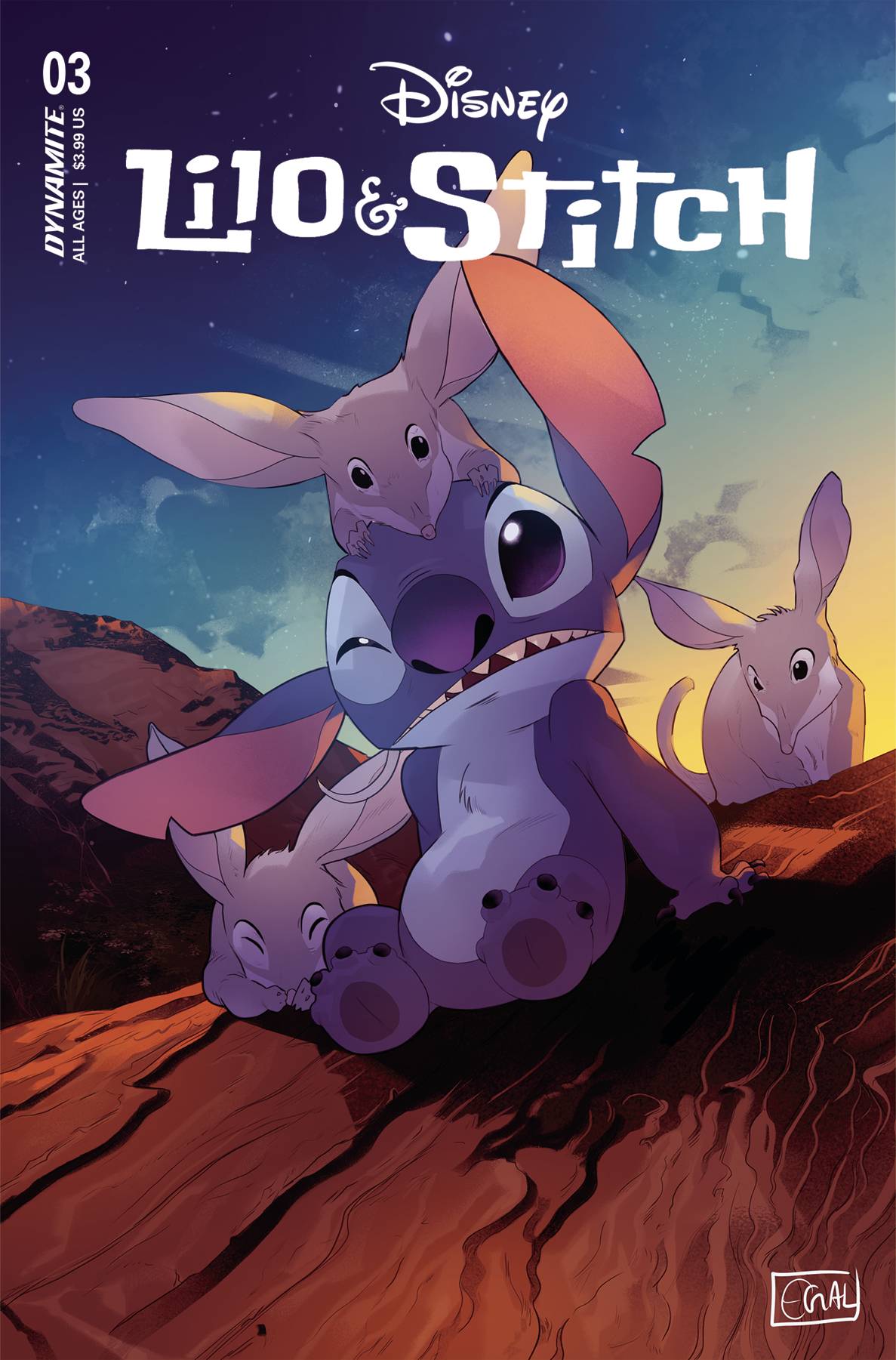 DYNAMITE Comic Books LILO & STITCH #3 CVR C GALMON (C: 1-0-0) 72513033922503031 JAN240129