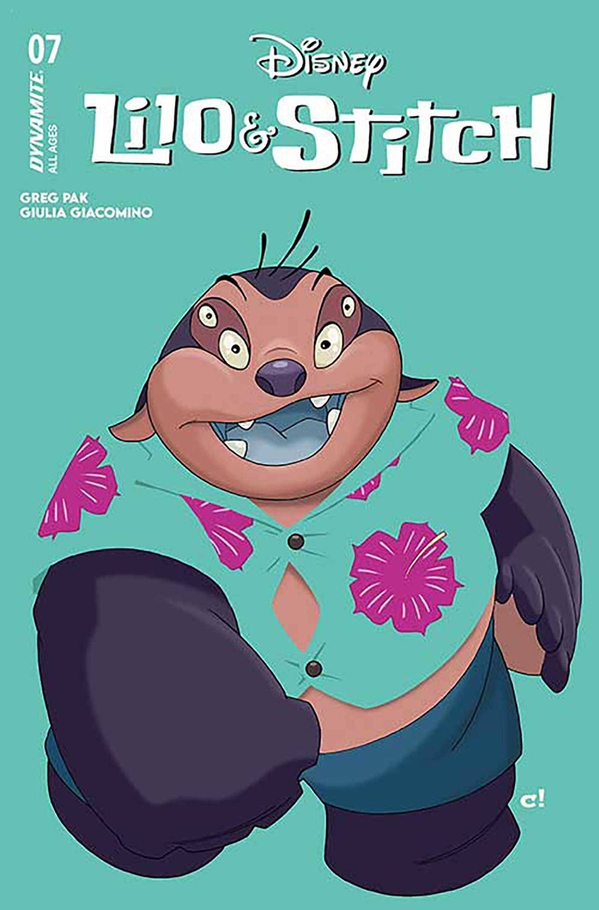 DYNAMITE Comic Books LILO & STITCH #7 CVR D ROUSSEAU COLOR BLEED 72513033922507041
