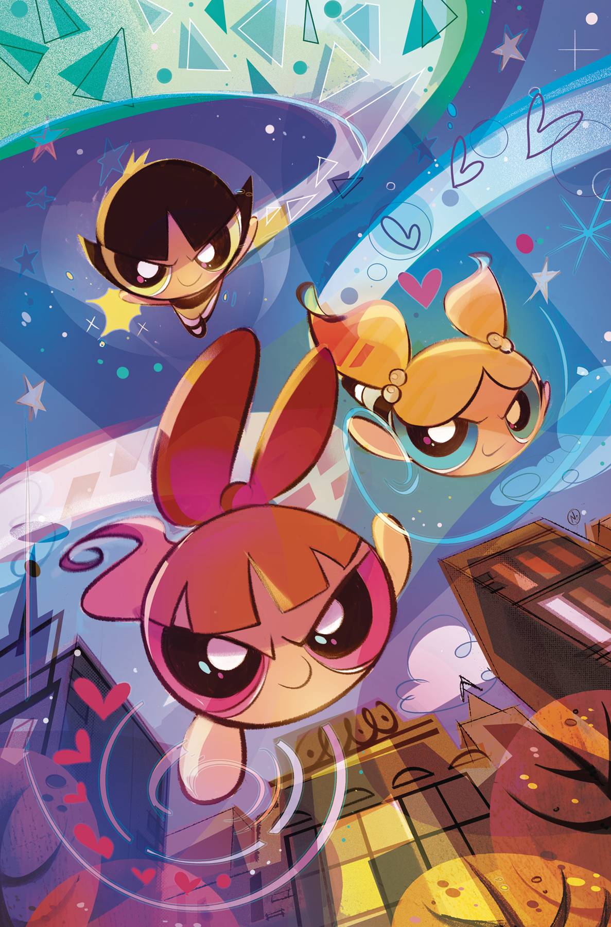DYNAMITE Comic Books POWERPUFF GIRLS VALENTINES KISSY FACE SP #1 CVR E 1:15 IN 72513035275001051 STL355197