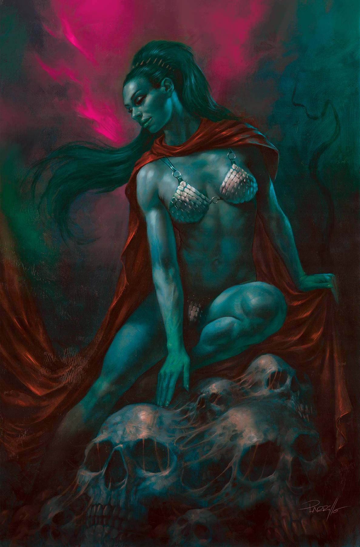 Dynamite Comic Books RED SONJA 2023 #11 CVR N 1:10 FOC INCV PARRILLO ULTRAVIOL 72513033135911141