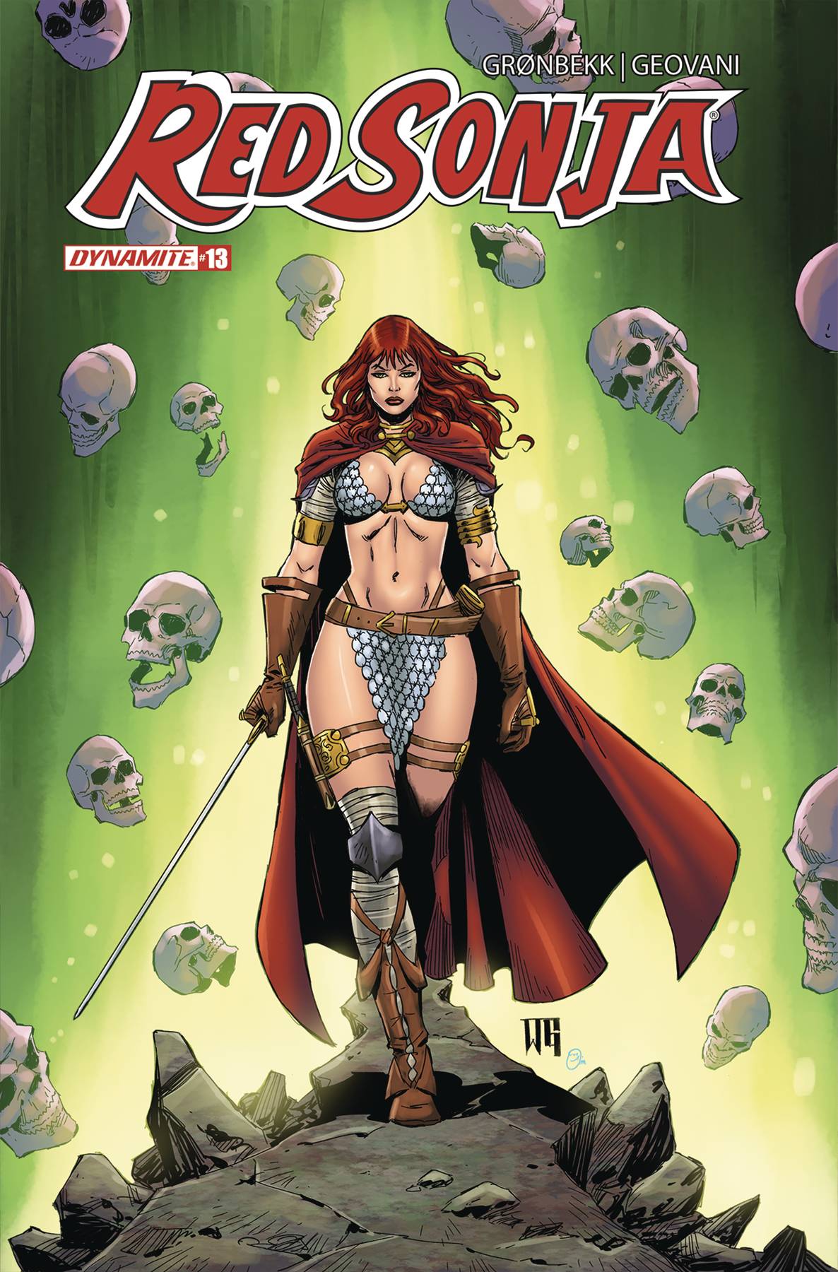 Dynamite Comic Books RED SONJA 2023 #13 CVR D GEOVANI 72513033135913041 JUN240342