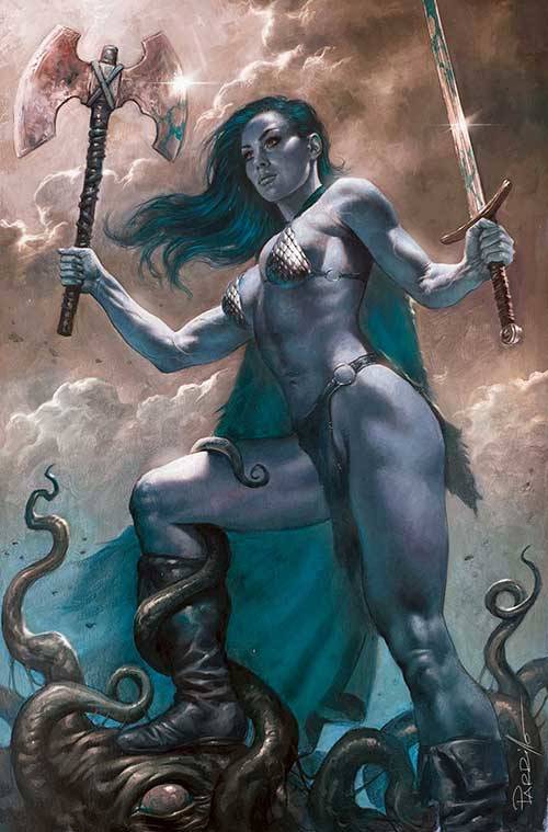 DYNAMITE Comic Books RED SONJA 2023 #15 CVR N 1:10 FOC INCV PARRILLO ULTRAVIOLET 72513033135915141 STL350304