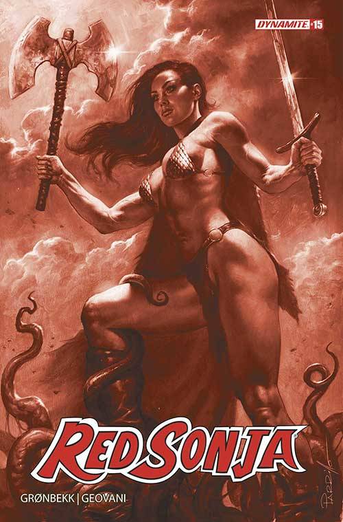 DYNAMITE Comic Books RED SONJA 2023 #15 CVR P 1:10 FOC INCV PARRILLO TINT 72513033135915161 STL350311