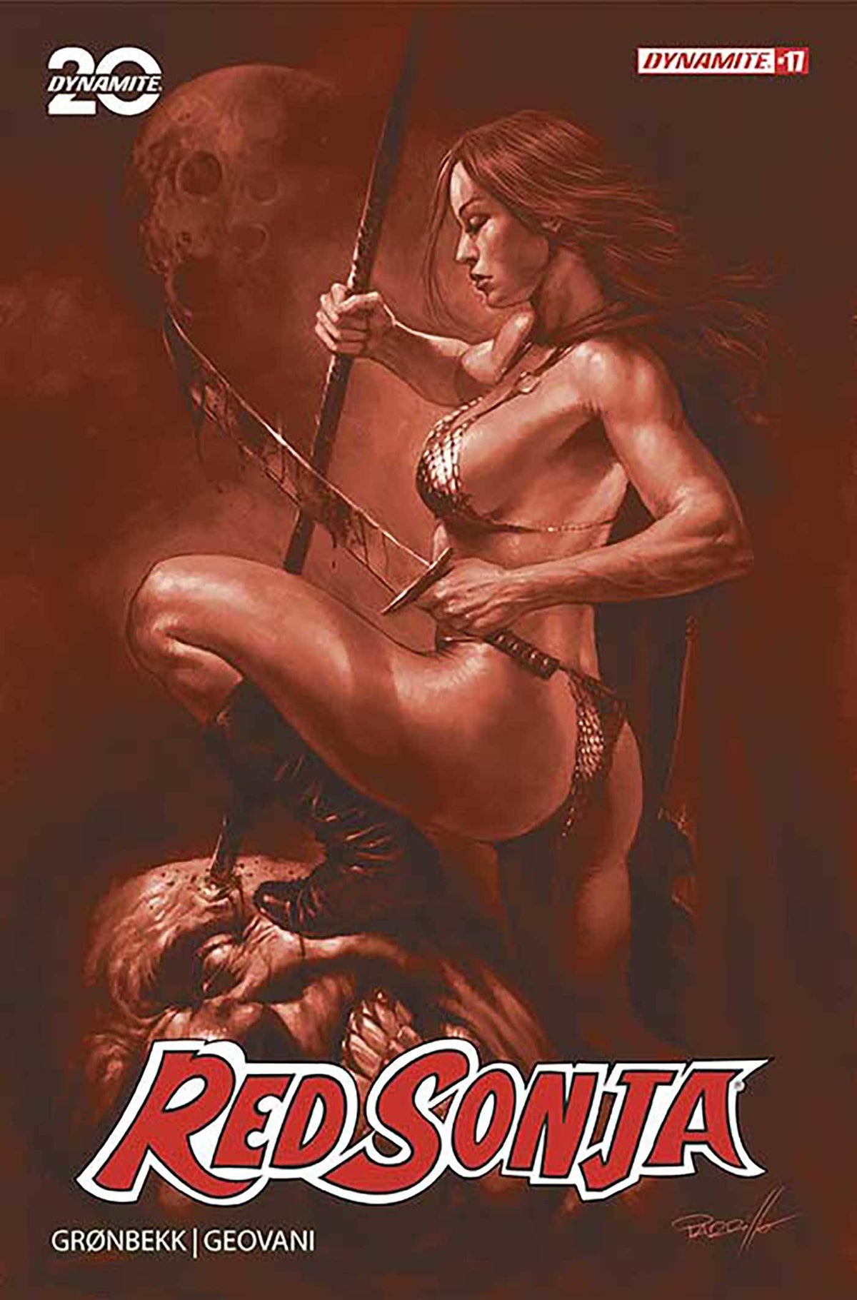 DYNAMITE Comic Books RED SONJA 2023 #17 CVR O 1:7 FOC INCV PARRILLO TINT 72513033135917151 OCT248044