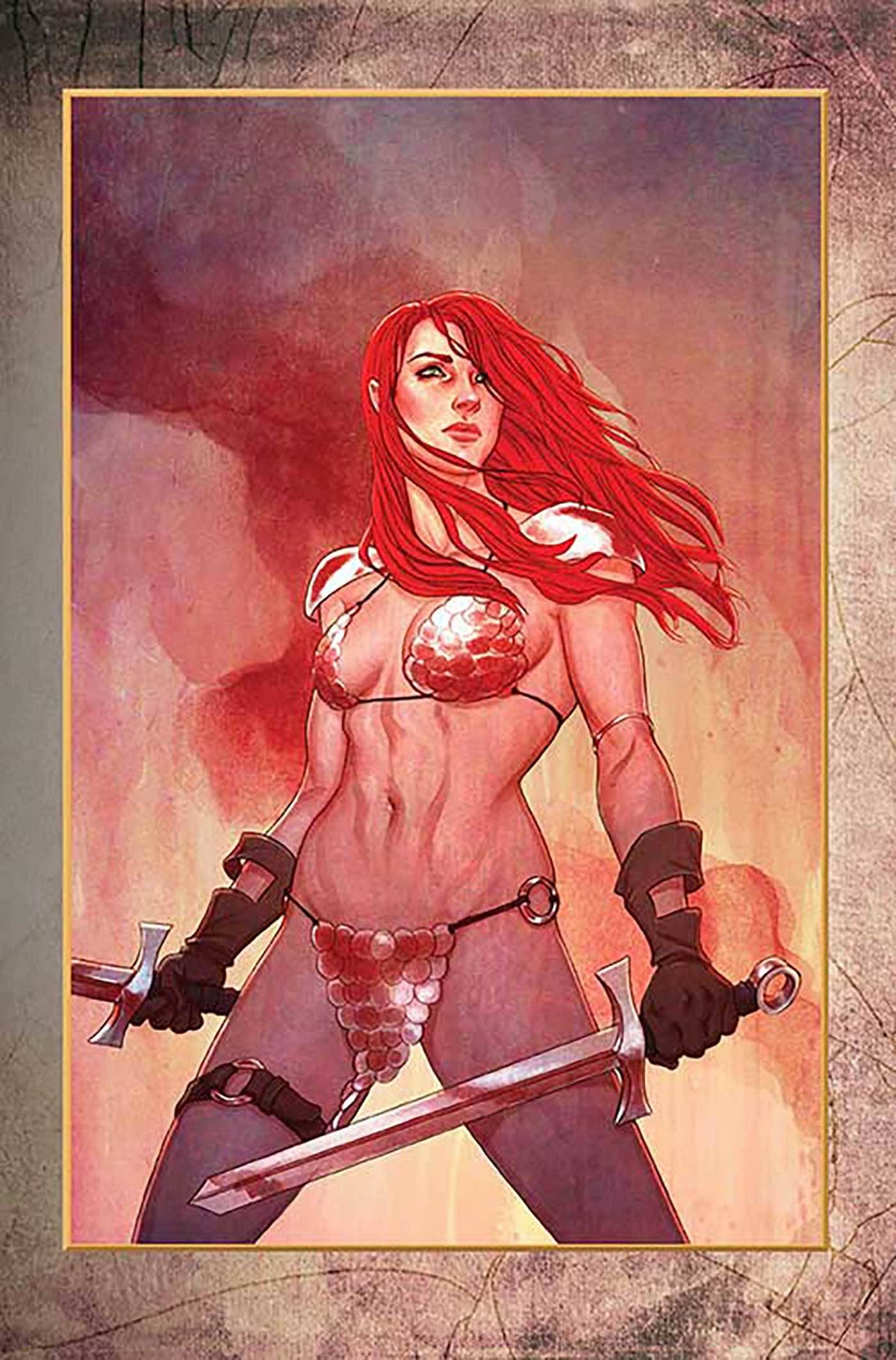DYNAMITE Comic Books RED SONJA 2023 #17 CVR Q 1:15 FOC INCV FRISON VIRGIN 72513033135917171 OCT248046