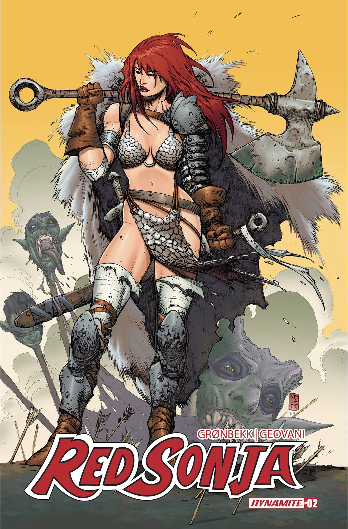 DYNAMITE Comic Books RED SONJA 2023 #2 CVR A PLATT 72513033135902011 JUN230590