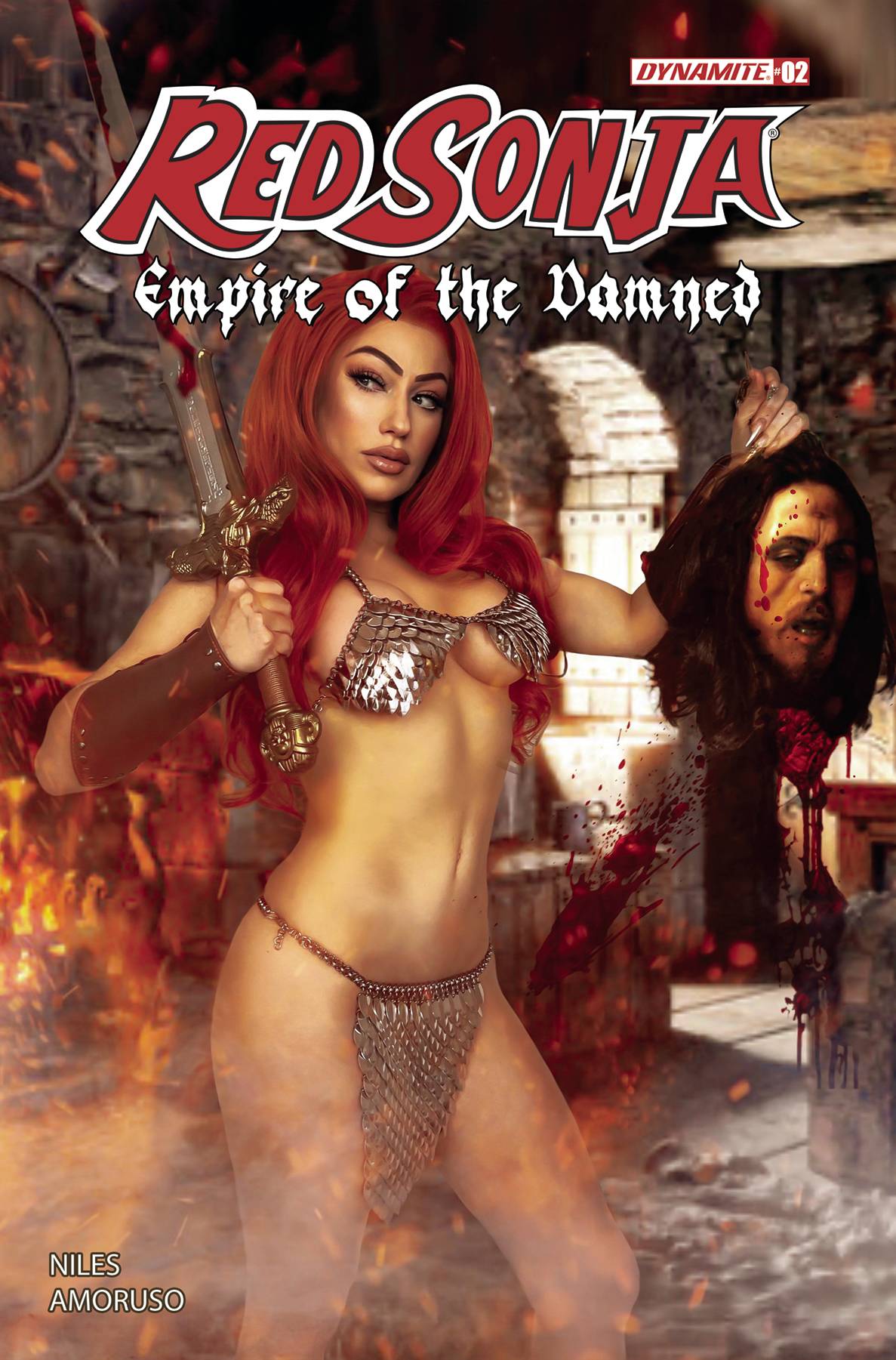 DYNAMITE Comic Books RED SONJA EMPIRE DAMNED #2 CVR D COSPLAY 72513034381902041 MAR240151