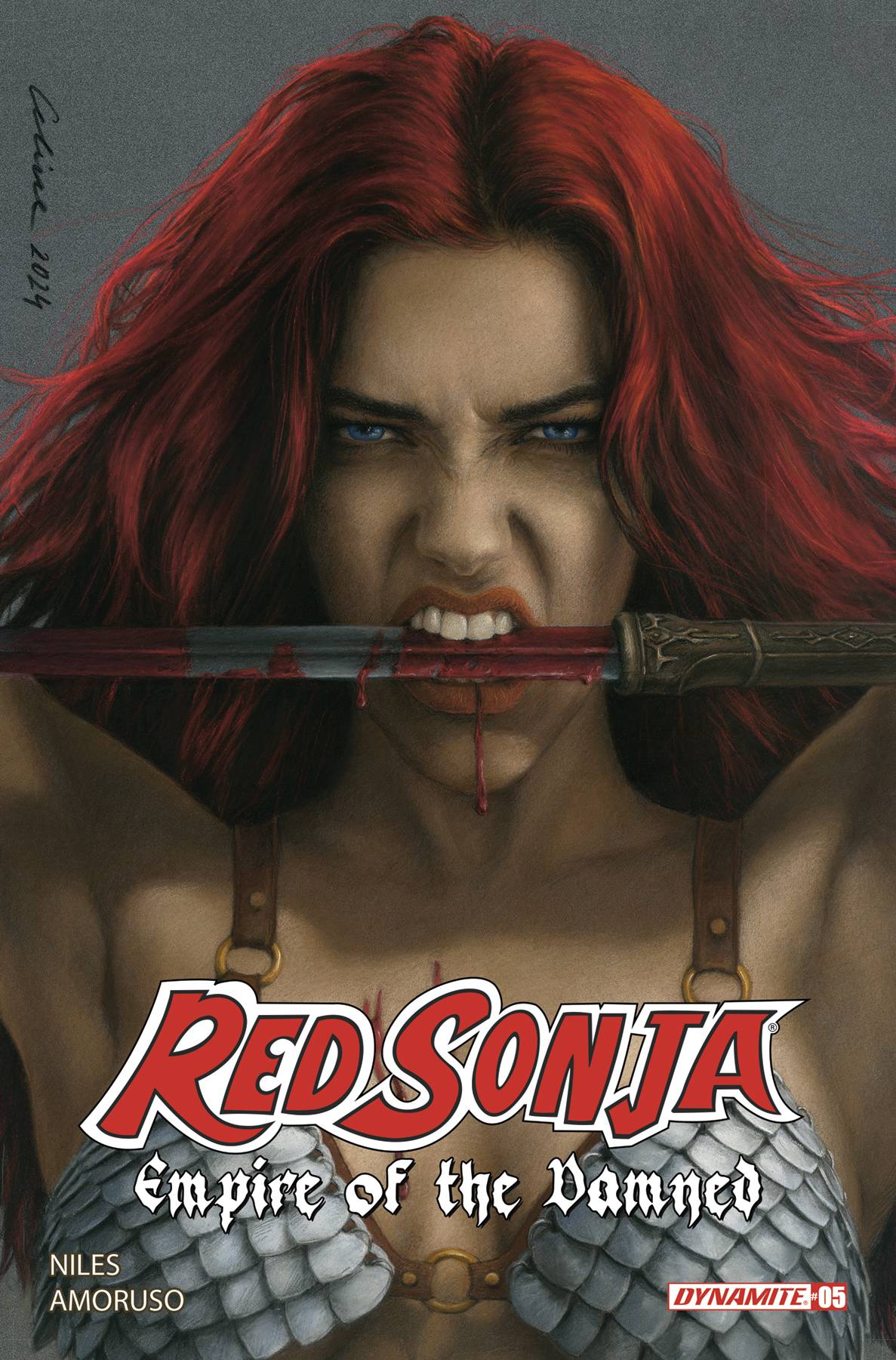 Dynamite Comic Books RED SONJA EMPIRE DAMNED #5 CVR C CELINA 72513034381905031 JUN240353