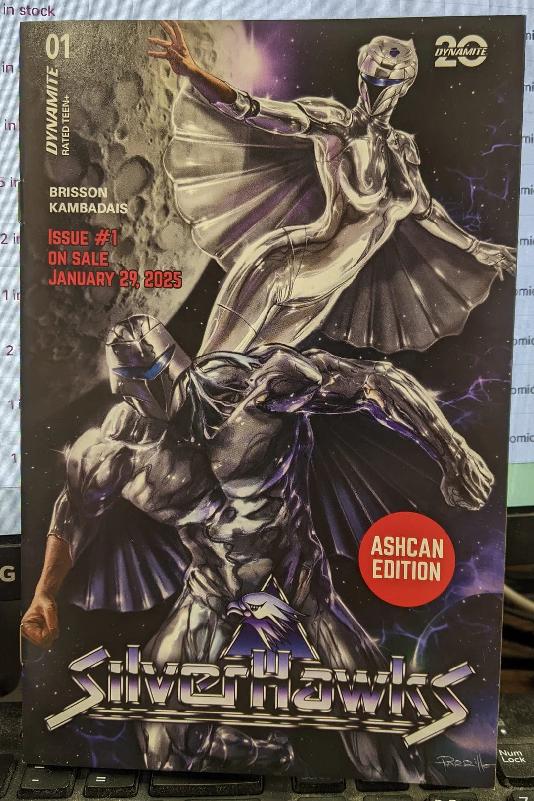 DYNAMITE Comic Books SILVERHAWKS #1 ASHCAN EDITION 72513035456301011