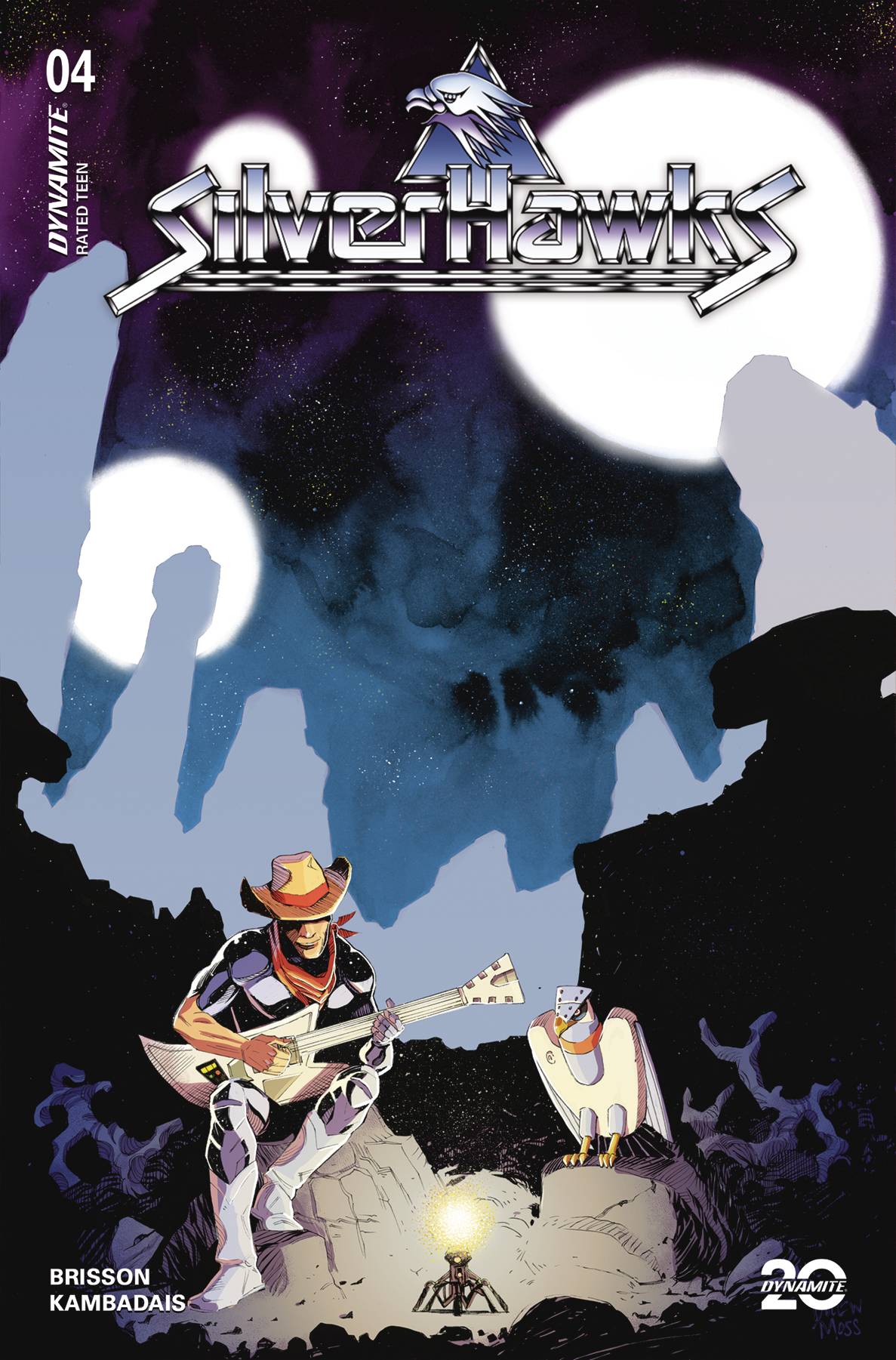 Dynamite Comic Books SILVERHAWKS #4 CVR E MOSS 72513035158604051 FEB250299