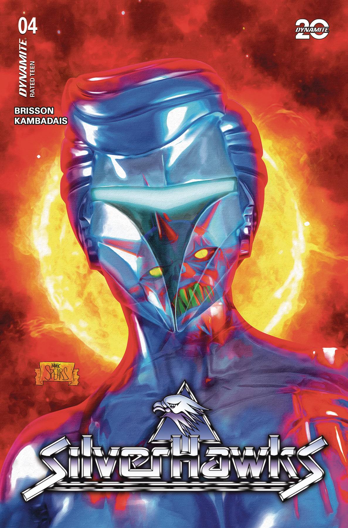 Dynamite Comic Books SILVERHAWKS #4 CVR H SPEARS FOIL 72513035158604081 FEB250302